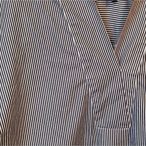 Talbots Plus Women's Black And White Stripe Cotton Tunic Size 3X - Picture 4 of 6